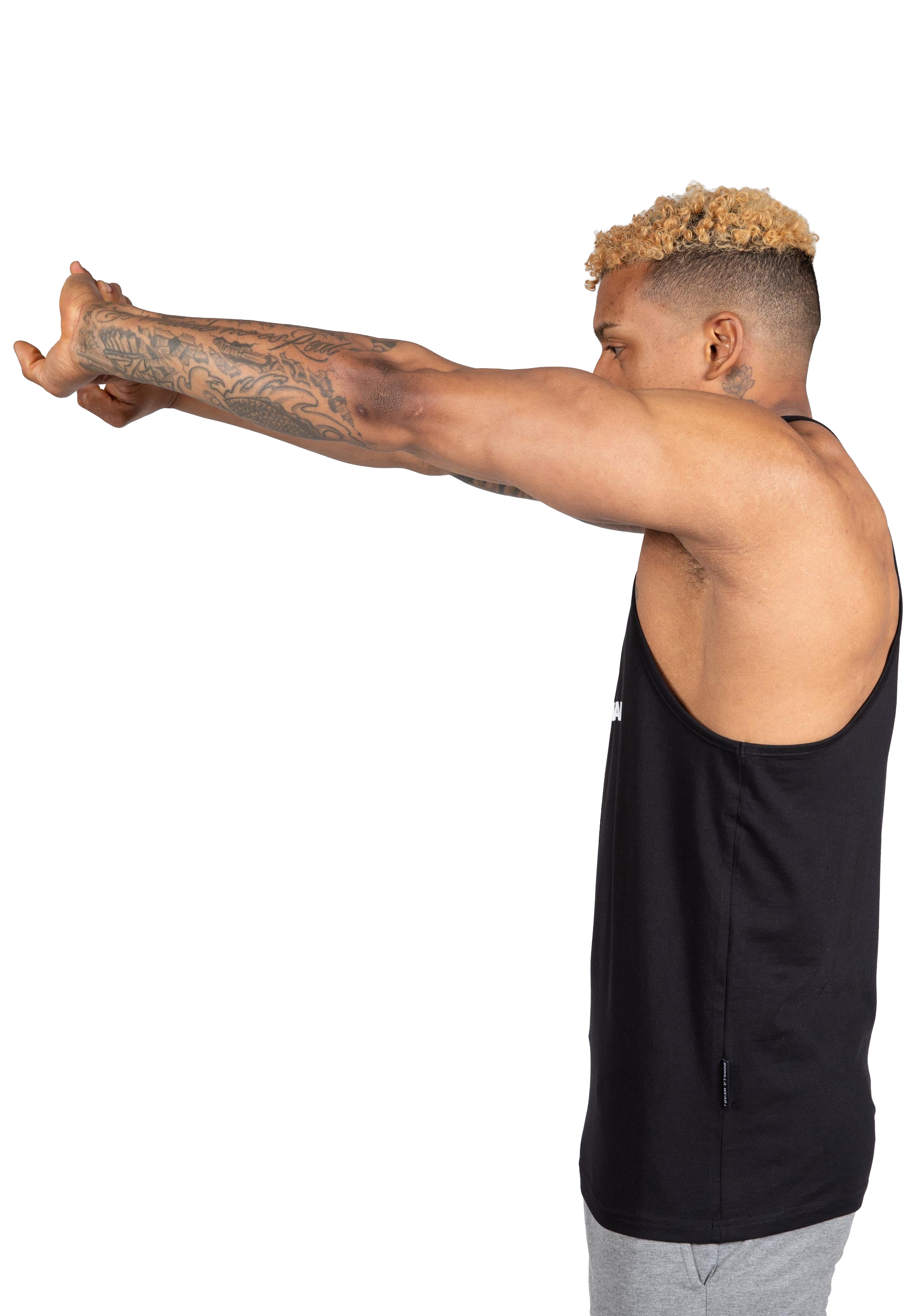 Carter Stretch Tank Top - Black