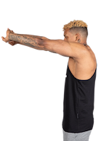 Carter Stretch Tank Top - Black