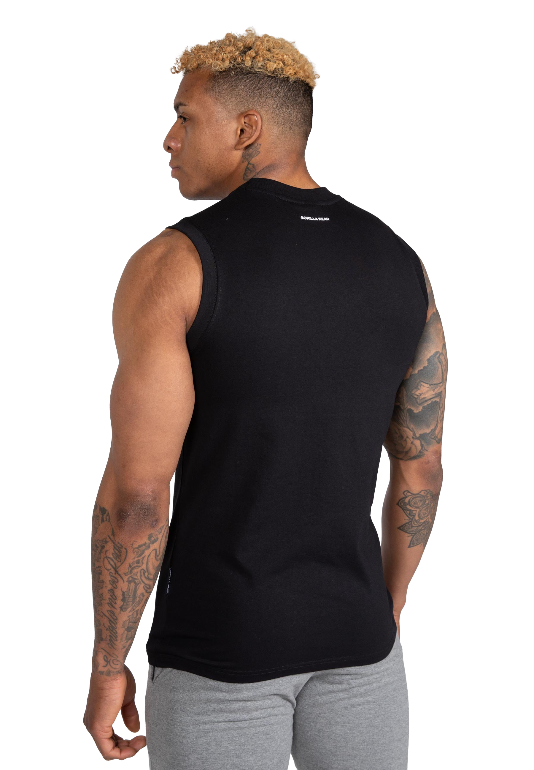 Sorrento Sleeveless T-Shirt - Black