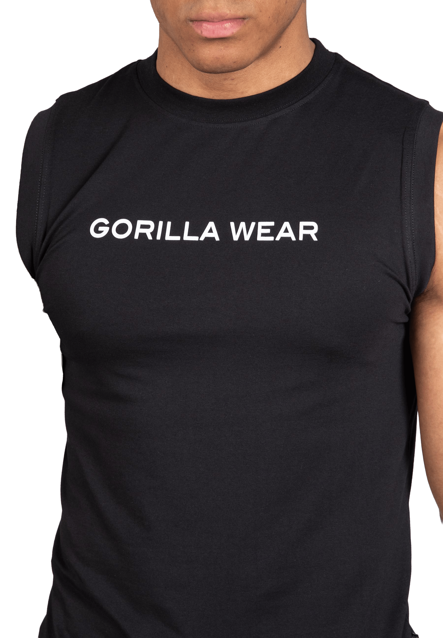 Sorrento Sleeveless T-Shirt - Black