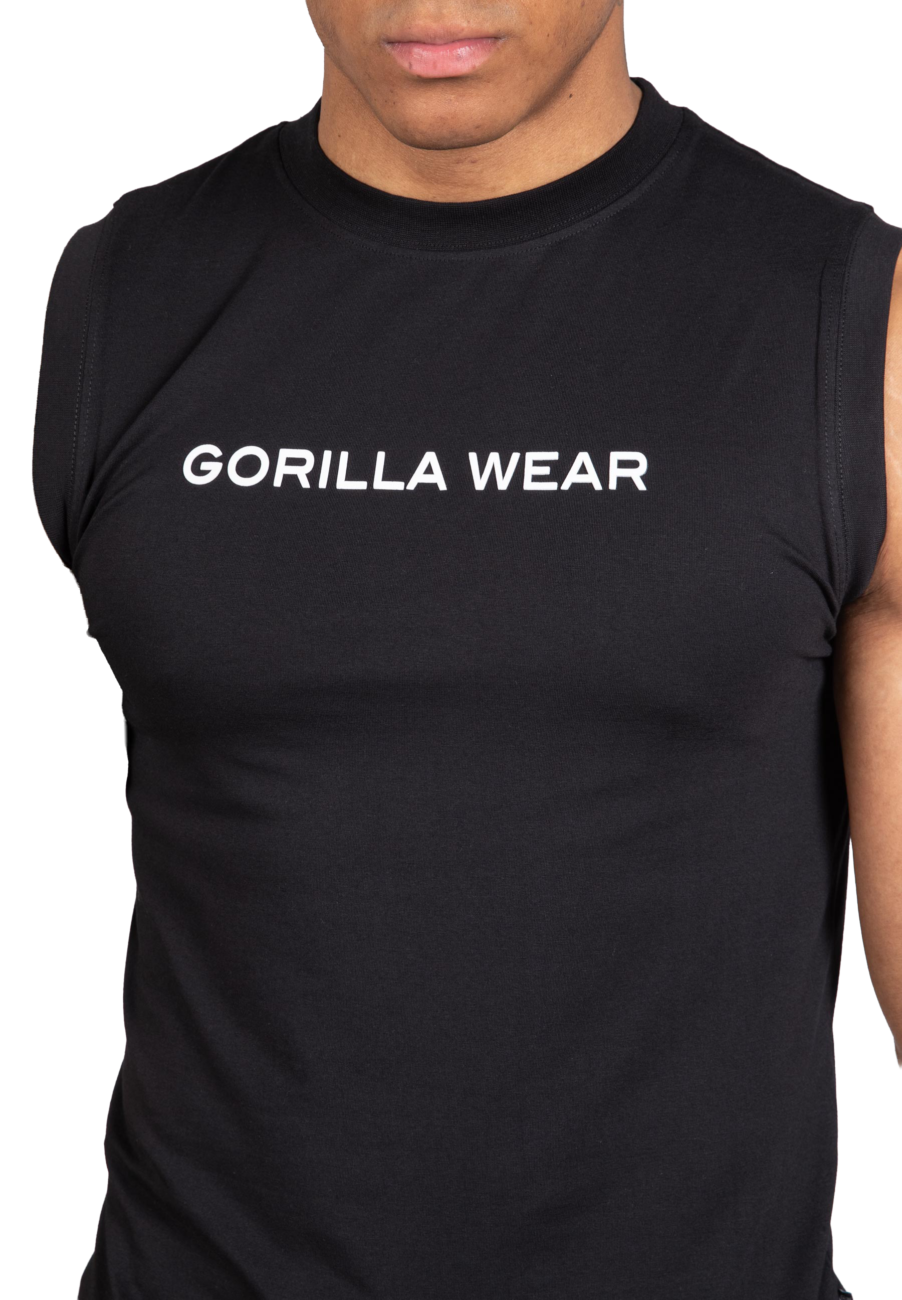 Sorrento Sleeveless T-Shirt - Black