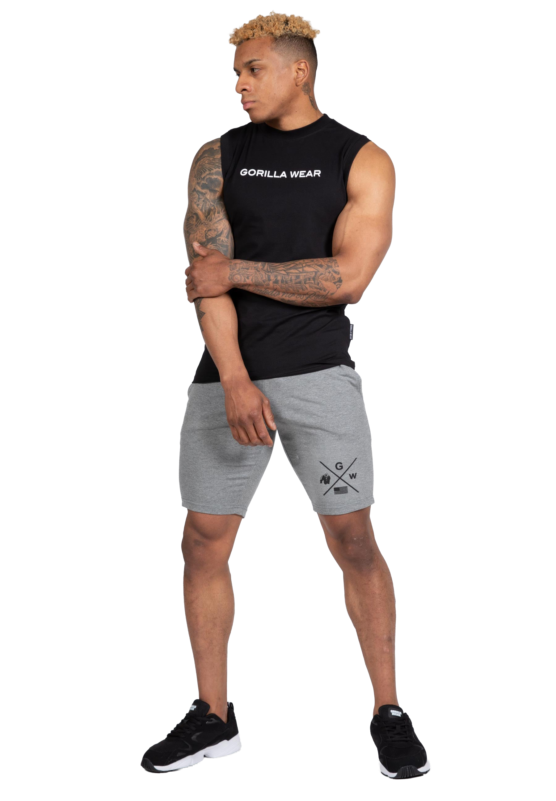 Sorrento Sleeveless T-Shirt - Black