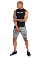 Sorrento Sleeveless T-Shirt - Black