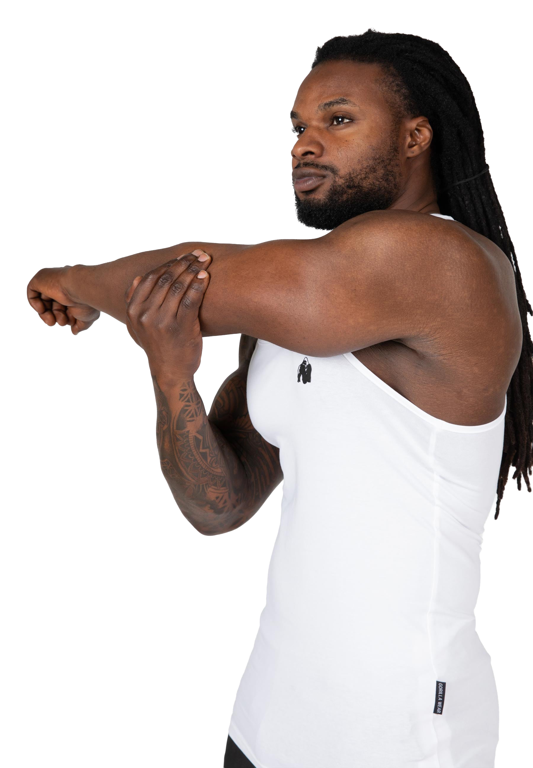 Adams Stretch Tank Top - White