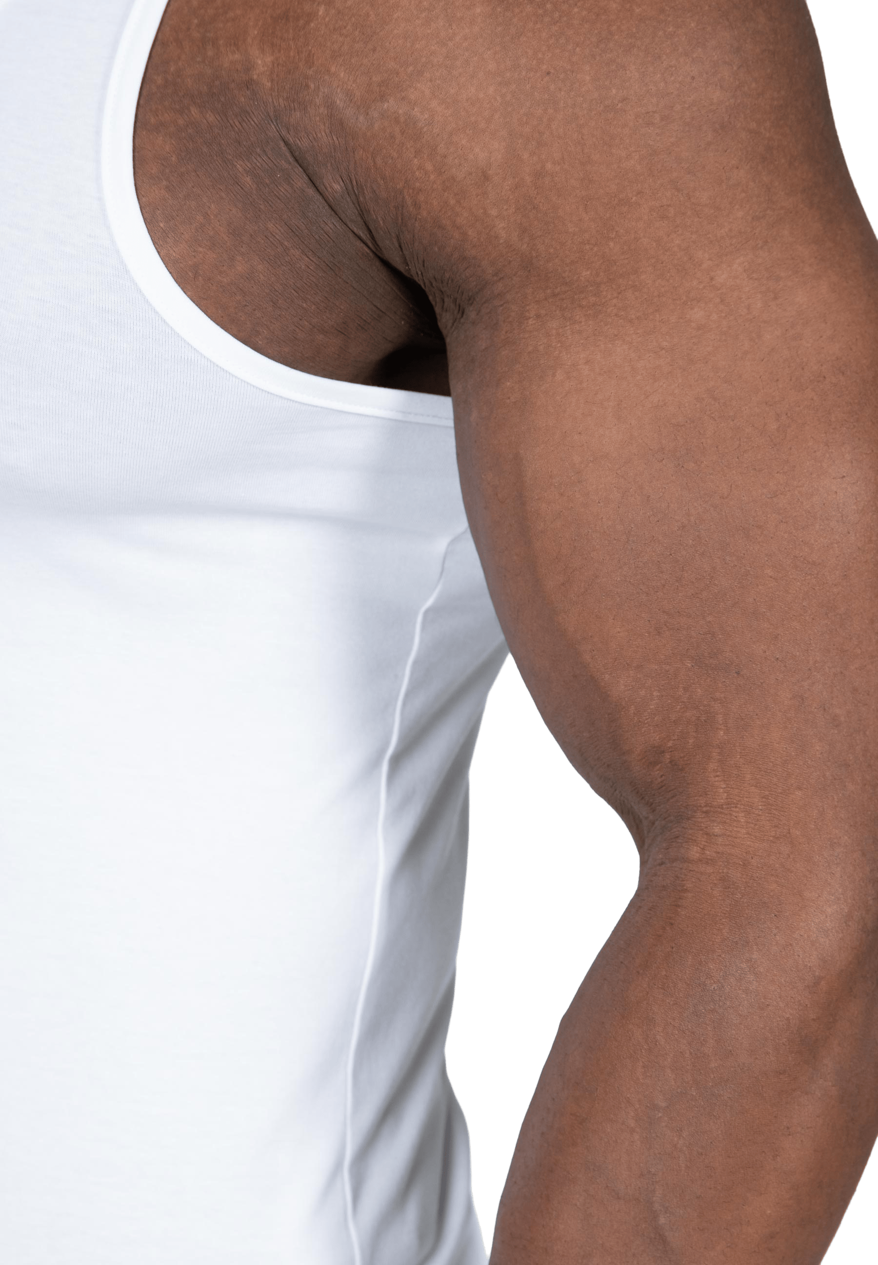 Adams Stretch Tank Top - White