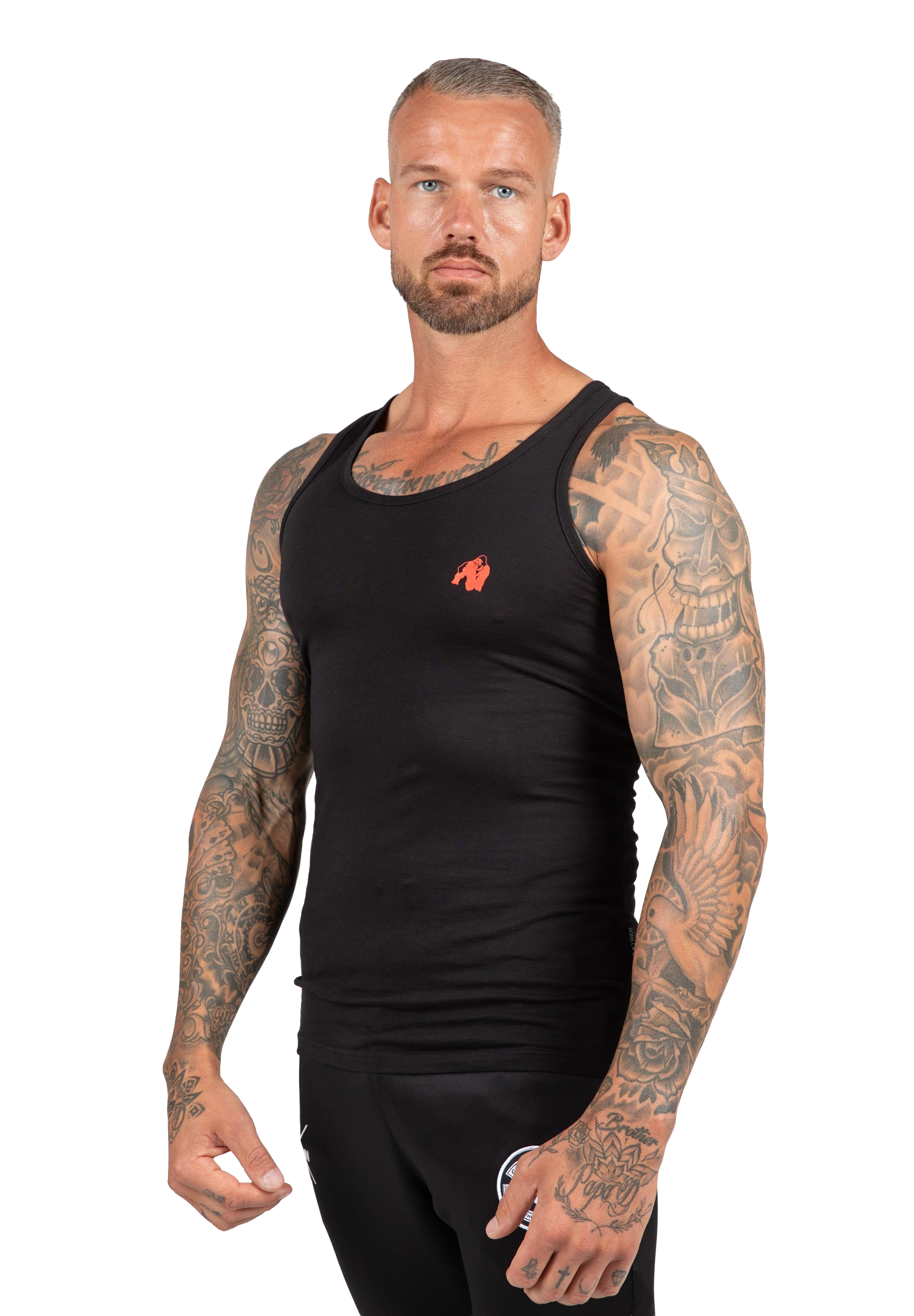 Adams Stretch Tank Top - Black