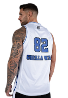 San Mateo Jersey Tank Top - White/Blue