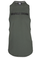 Milo Drop Armhole Tank Top - Green