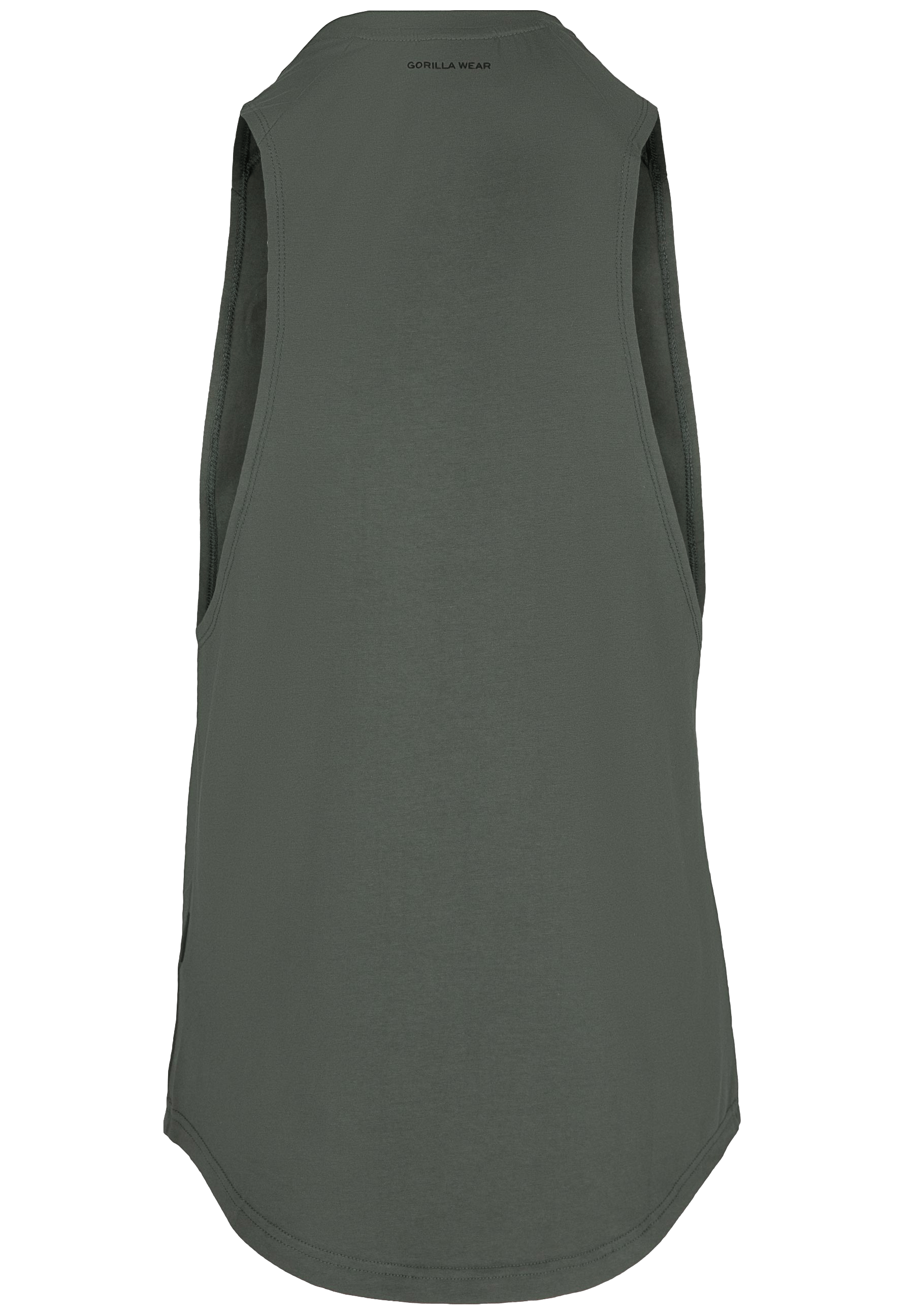 Milo Drop Armhole Tank Top - Green