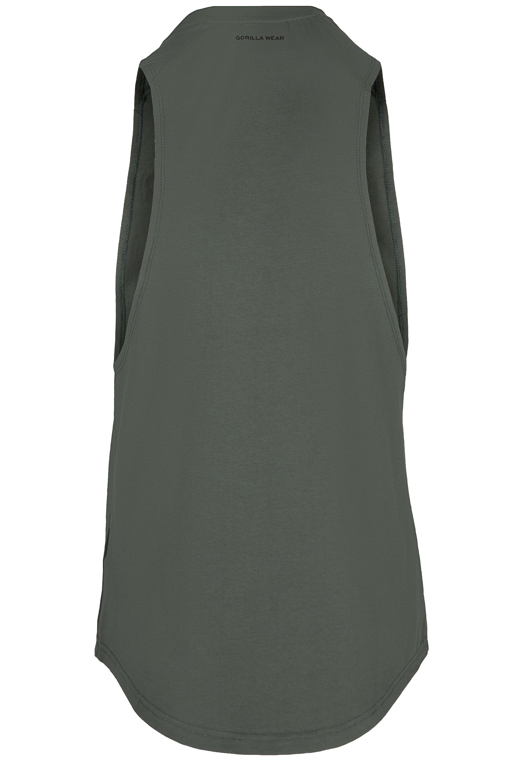 Milo Drop Armhole Tank Top - Green