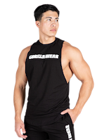 Milo Drop Armhole Tank Top - Black