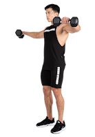 Milo Drop Armhole Tank Top - Black