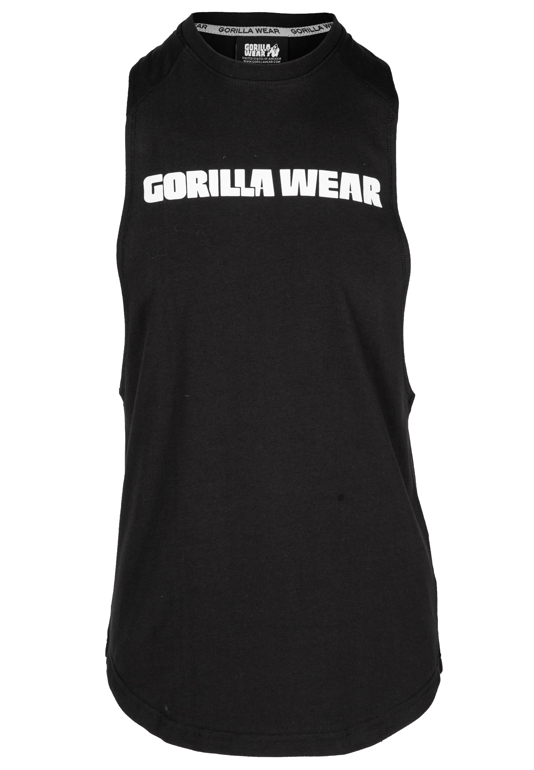 Milo Drop Armhole Tank Top - Black
