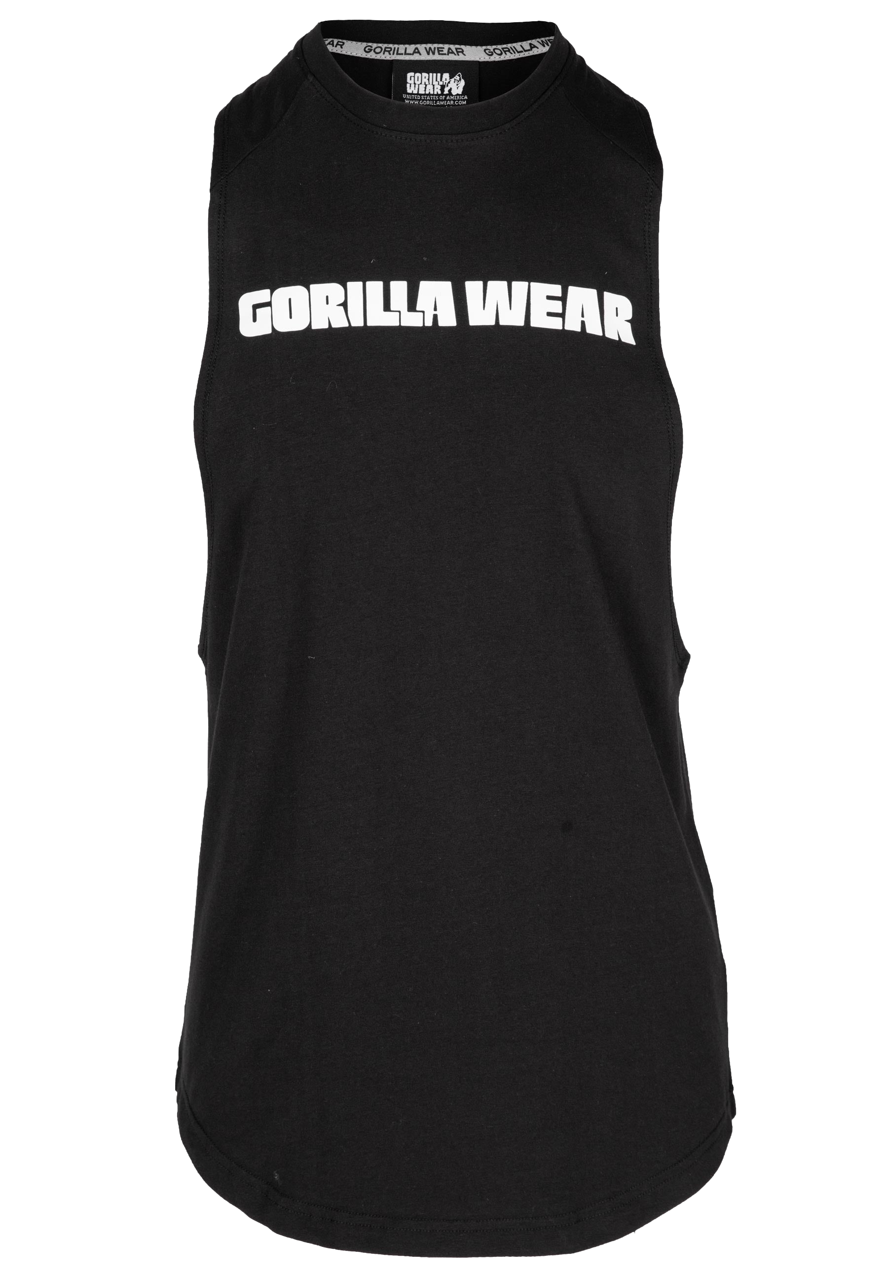 Milo Drop Armhole Tank Top - Black