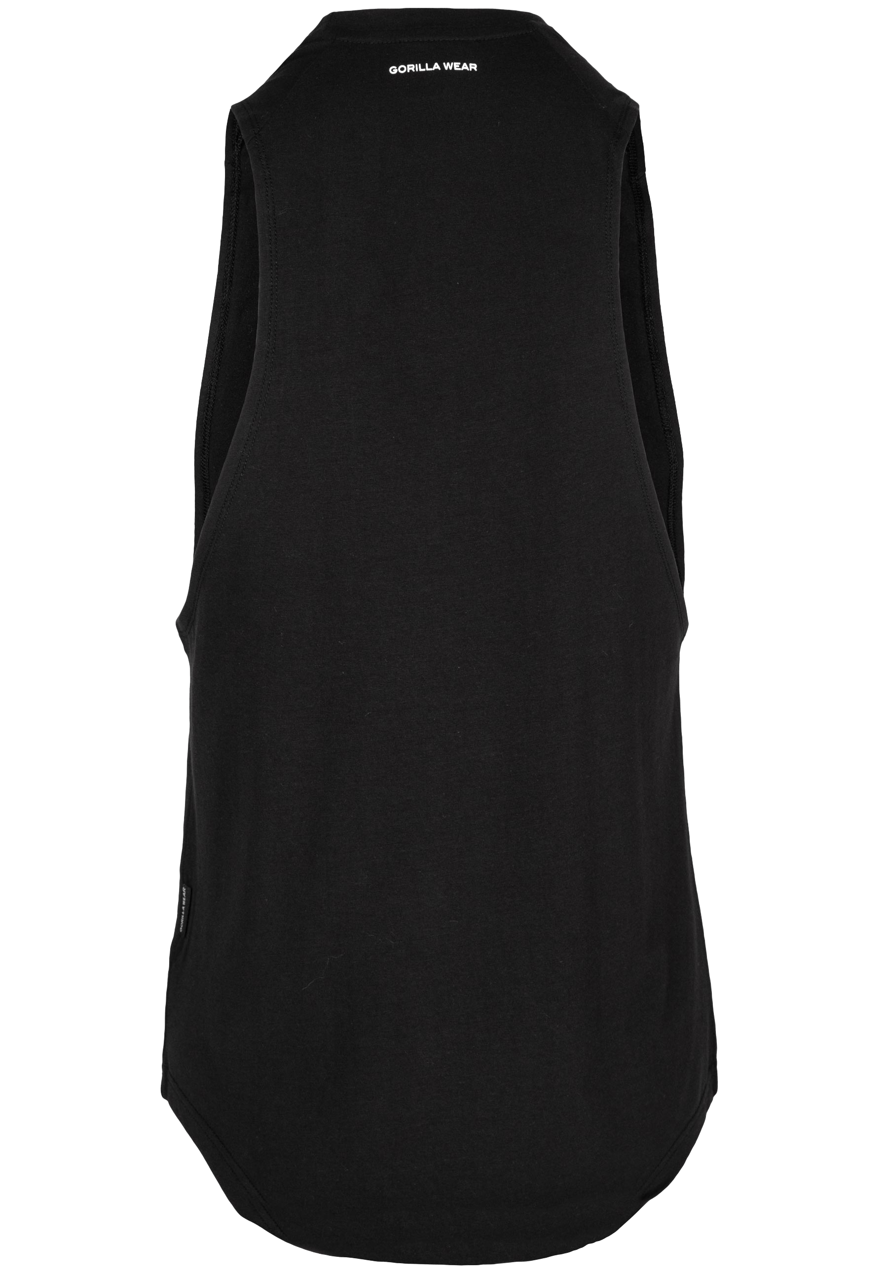 Milo Drop Armhole Tank Top - Black