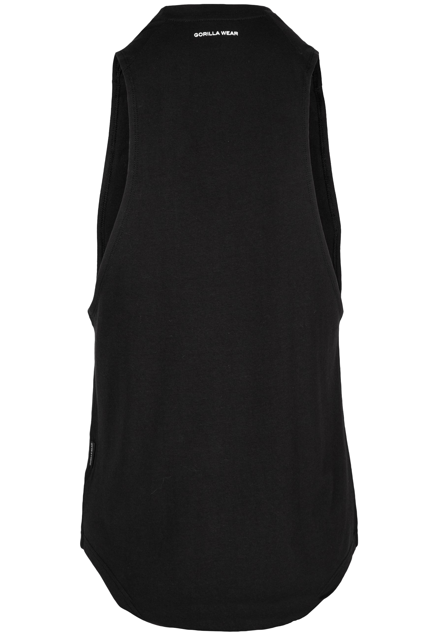 Milo Drop Armhole Tank Top - Black