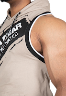 Loretto Hooded Tank Top - Beige