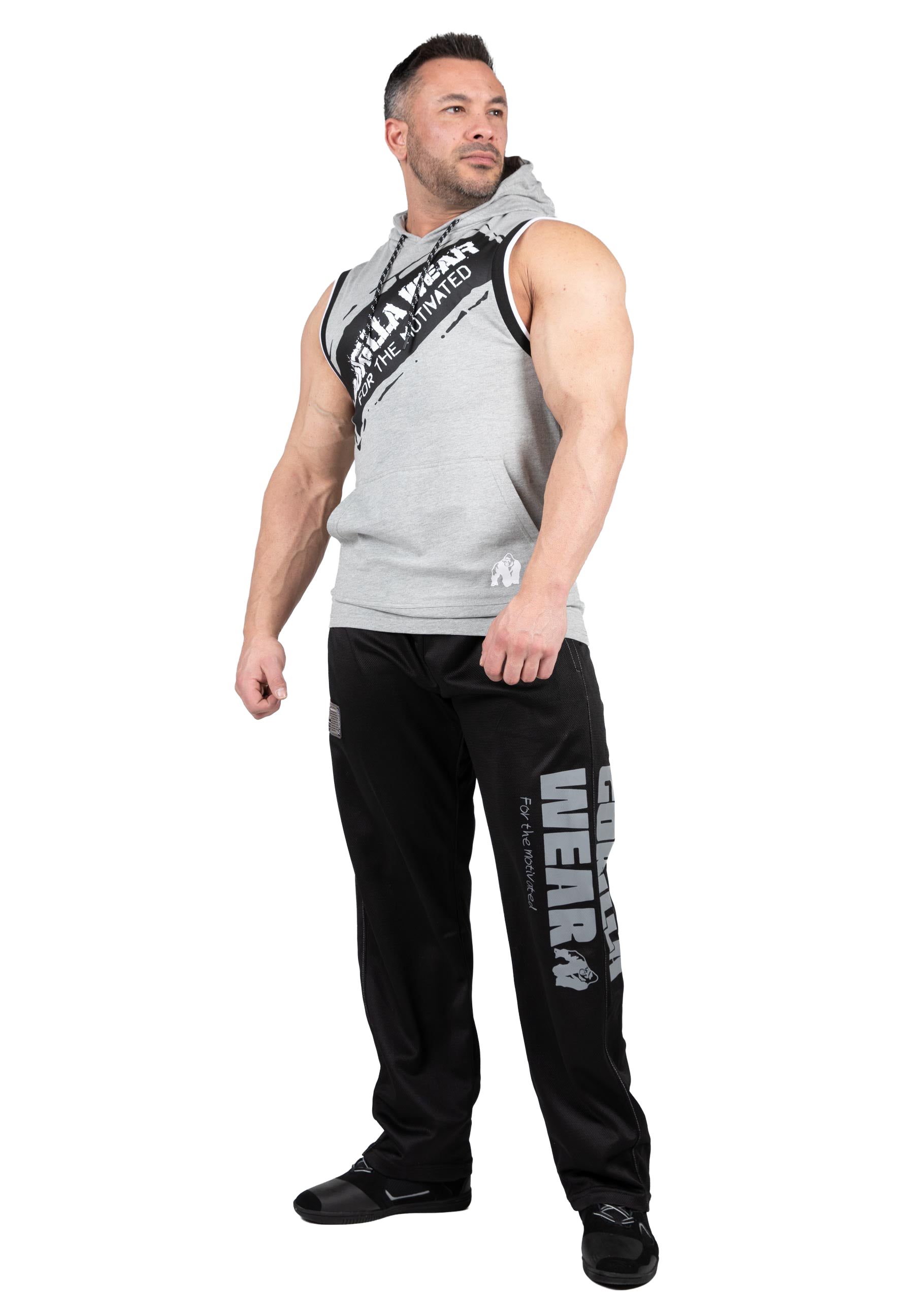 Loretto Hooded Tank Top - Gray