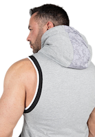 Loretto Hooded Tank Top - Gray