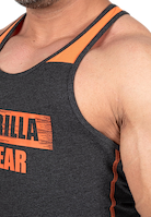 Wallace Tank Top - Gray/Orange
