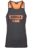 Wallace Tank Top - Gray/Orange