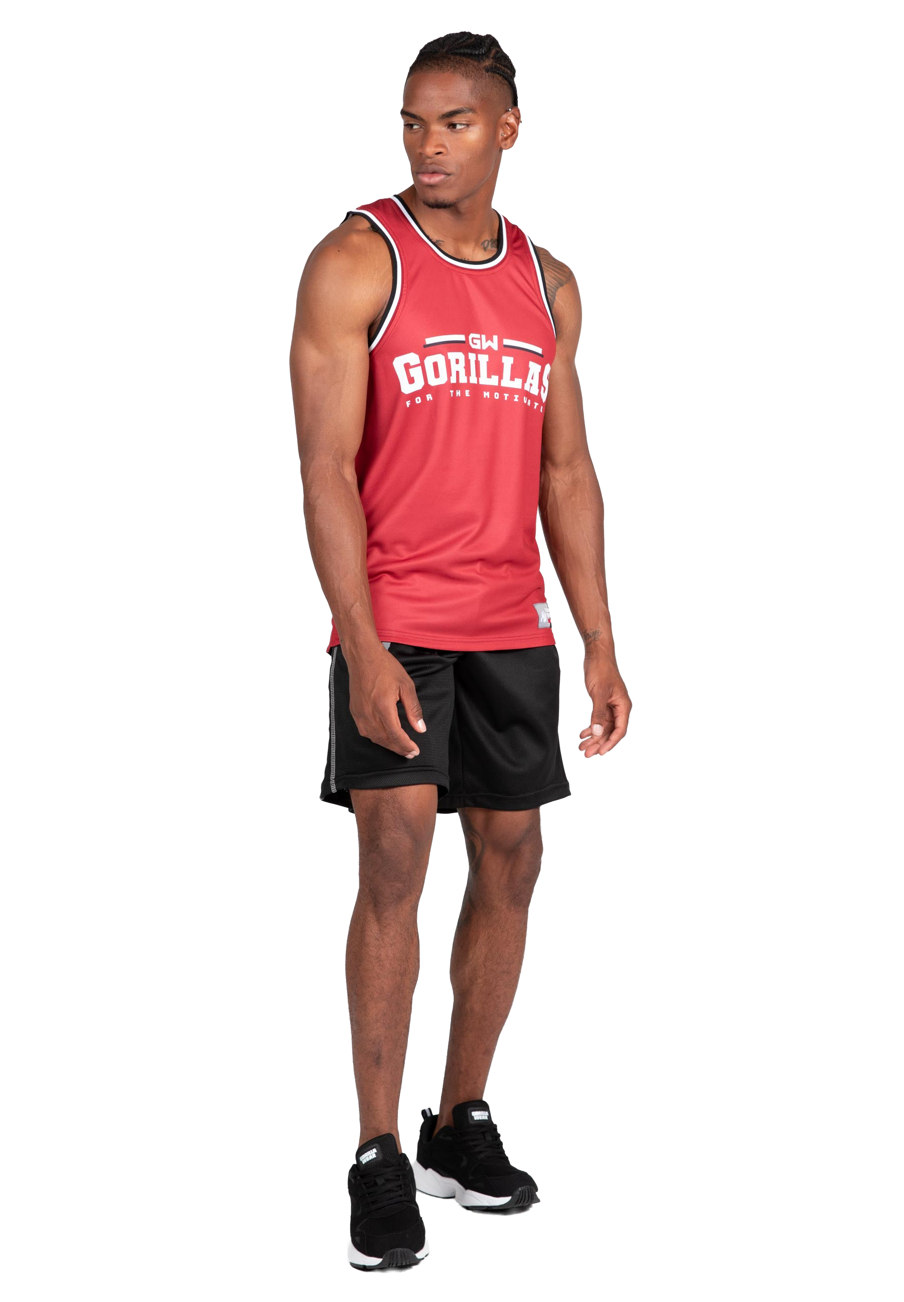 Keene Reversible Tank Top - Red/Black