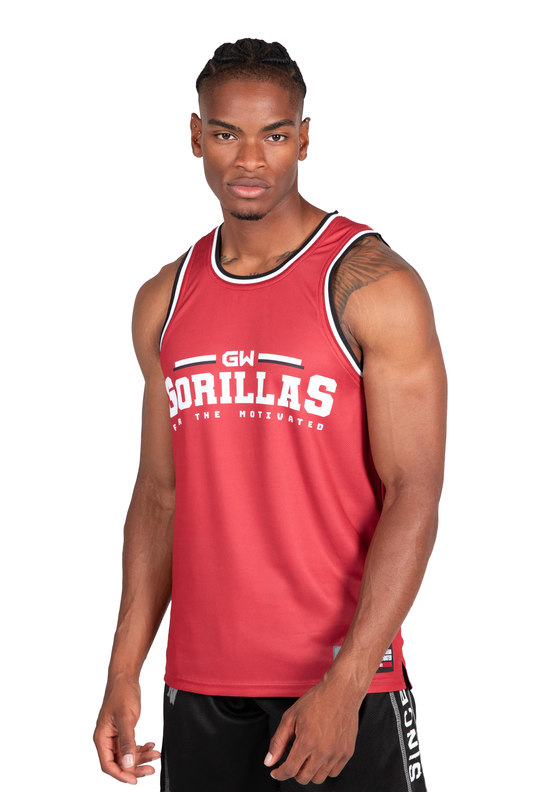 Keene Reversible Tank Top - Red/Black