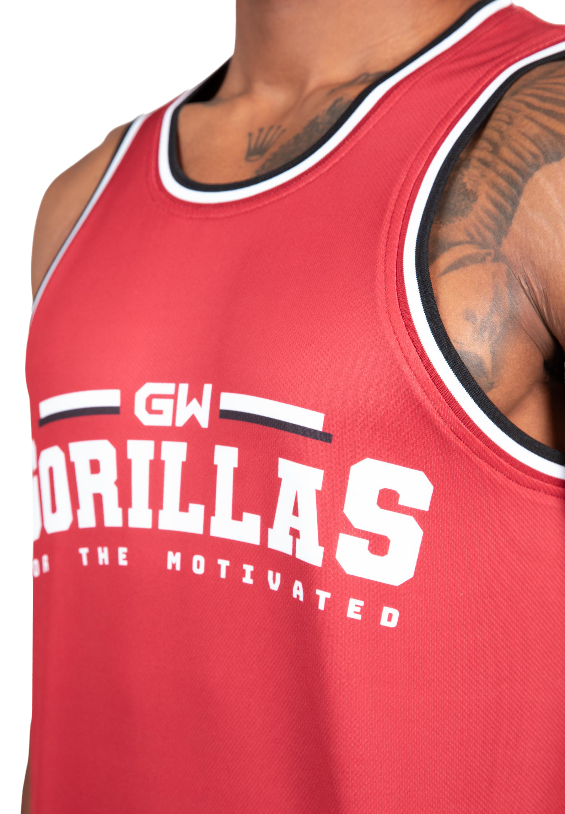 Keene Reversible Tank Top - Red/Black