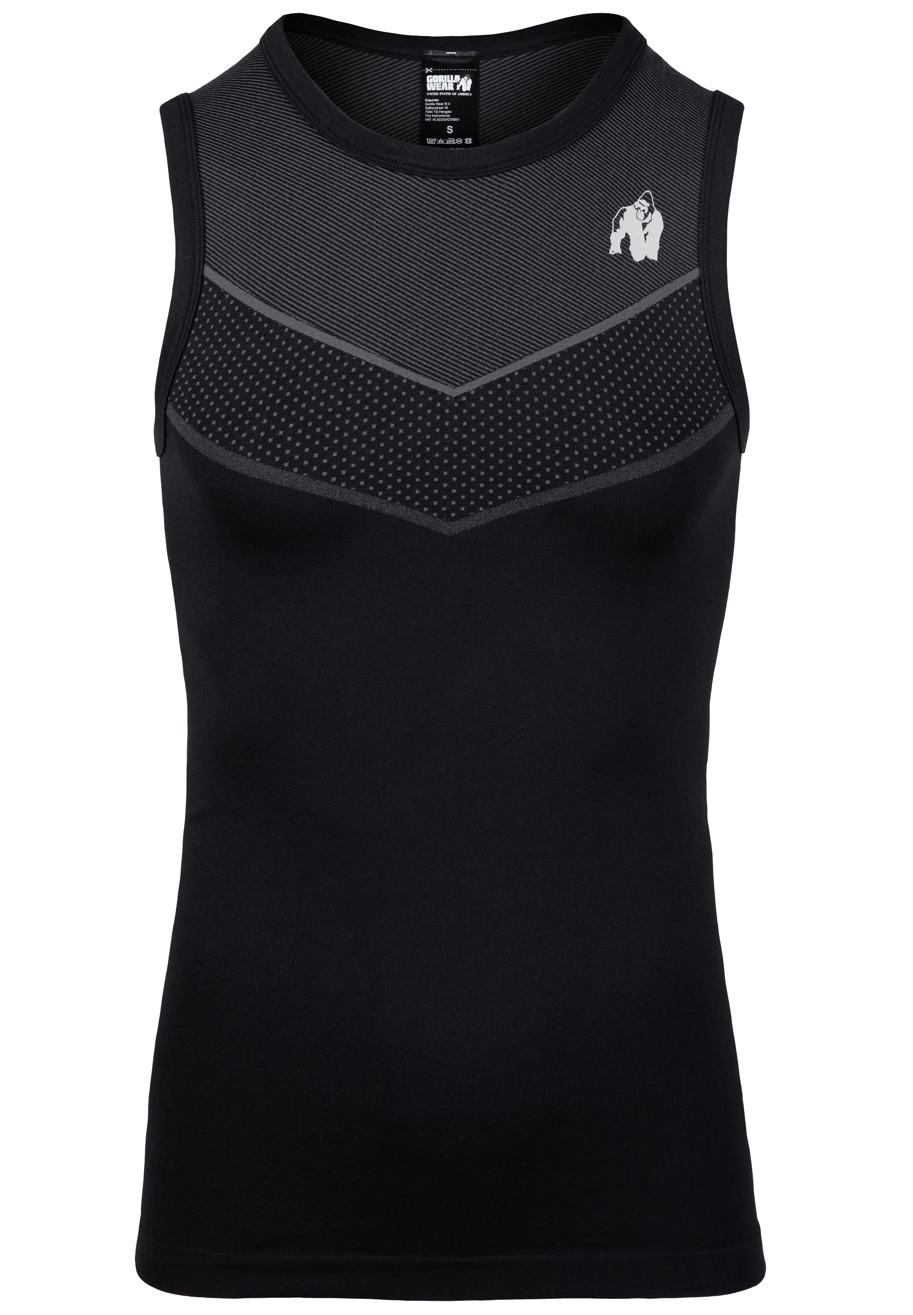 Norton Seamless Tank Top - Black