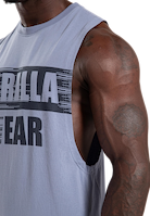 Lopez Drop Armhole Tank Top - Stone Wash Blue