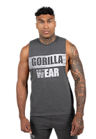 Lopez Drop Armhole Tank Top -Dark Grey Melange