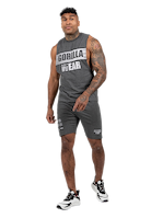 Lopez Drop Armhole Tank Top -Dark Grey Melange