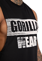 Lopez Drop Armhole Tank Top-Black