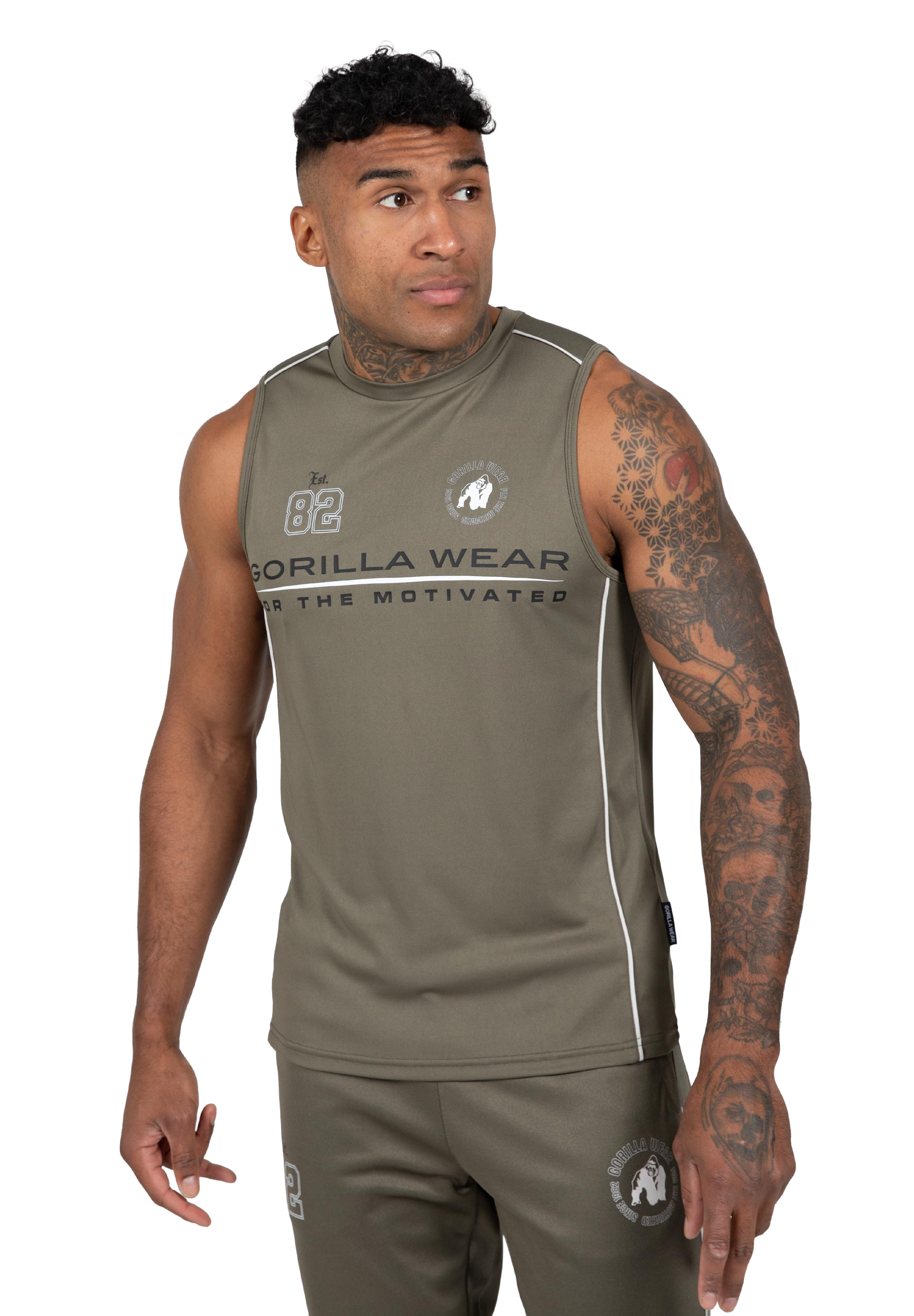 Broxton Tank Top-Army Green
