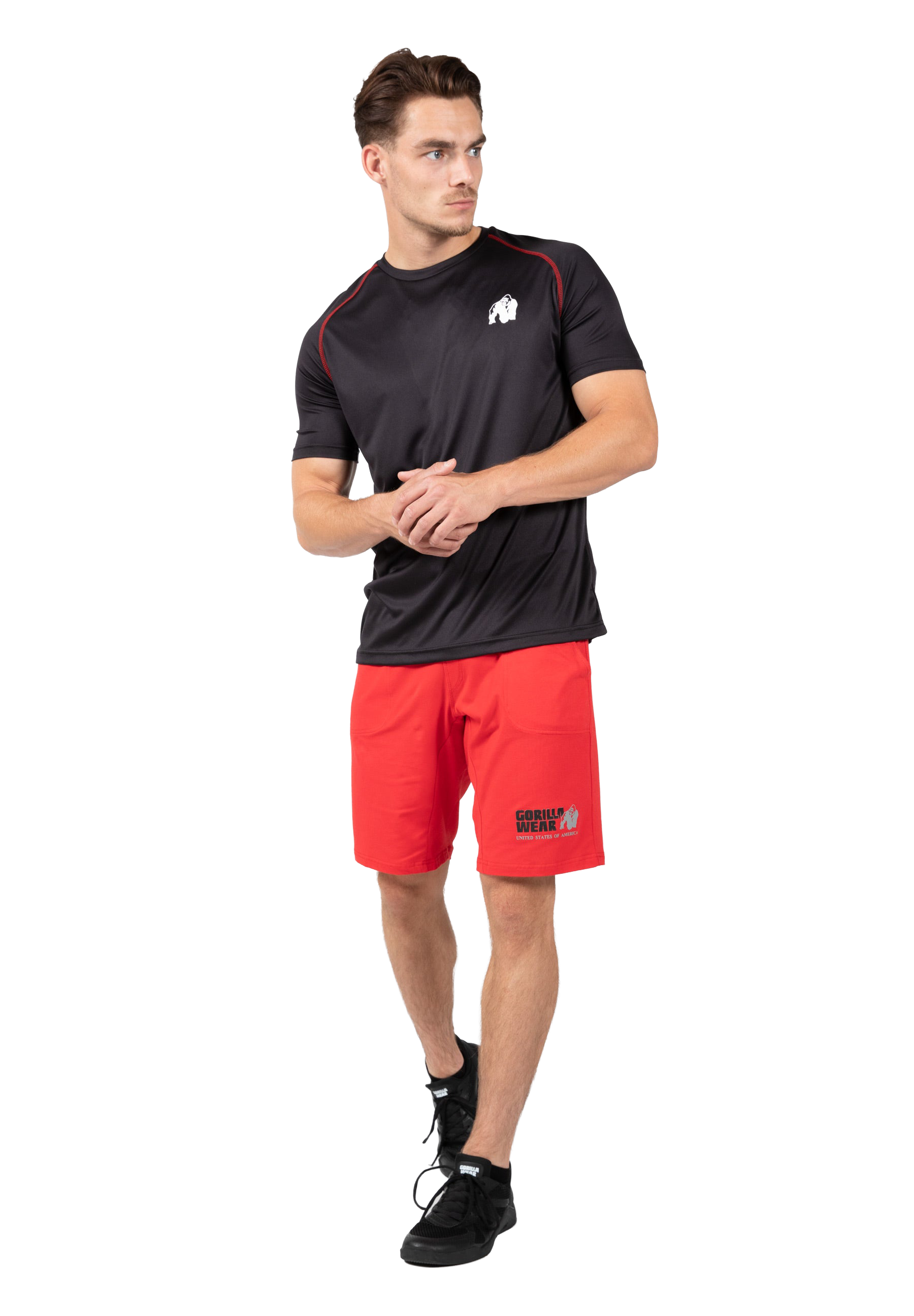 Performance T-Shirt - Black/Red