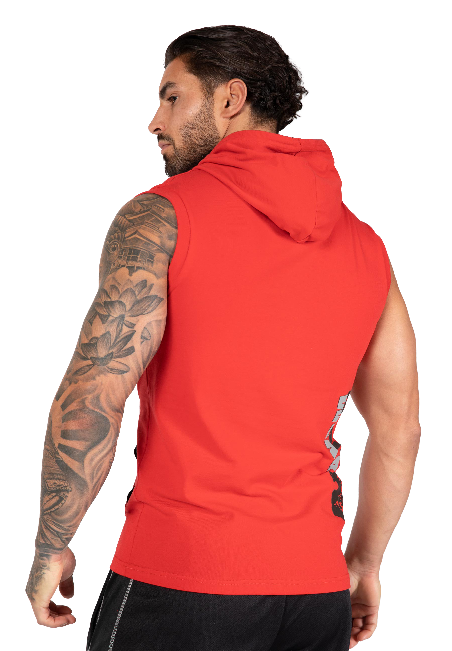 Melbourne S/L Hooded T-shirt - Red