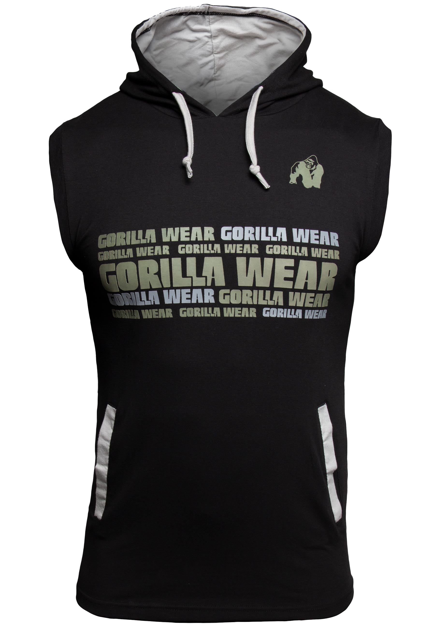 Melbourne S/L Hooded T-shirt - Black