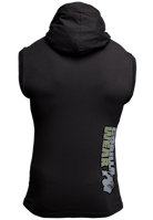 Melbourne S/L Hooded T-shirt - Black