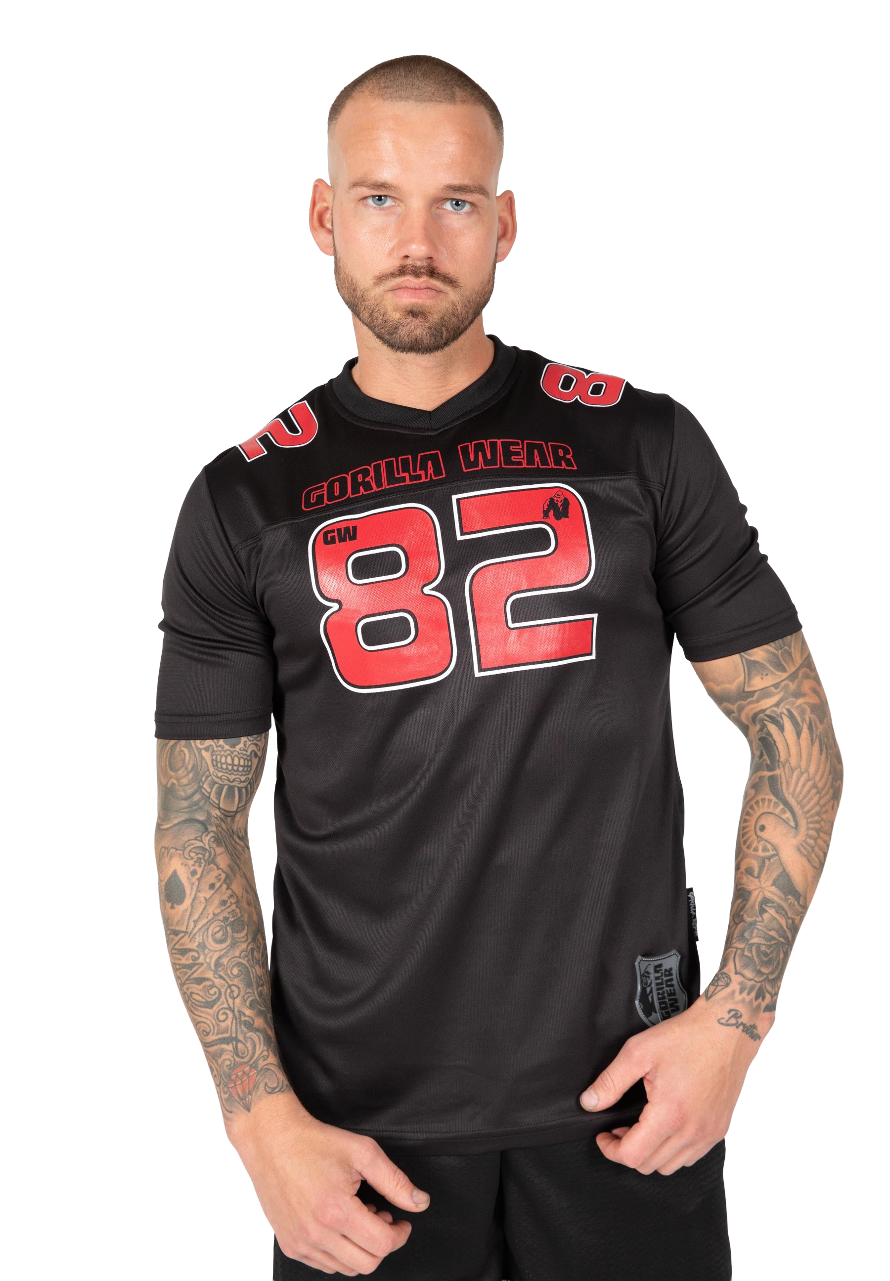 Fresno T-Shirt - Black/Red