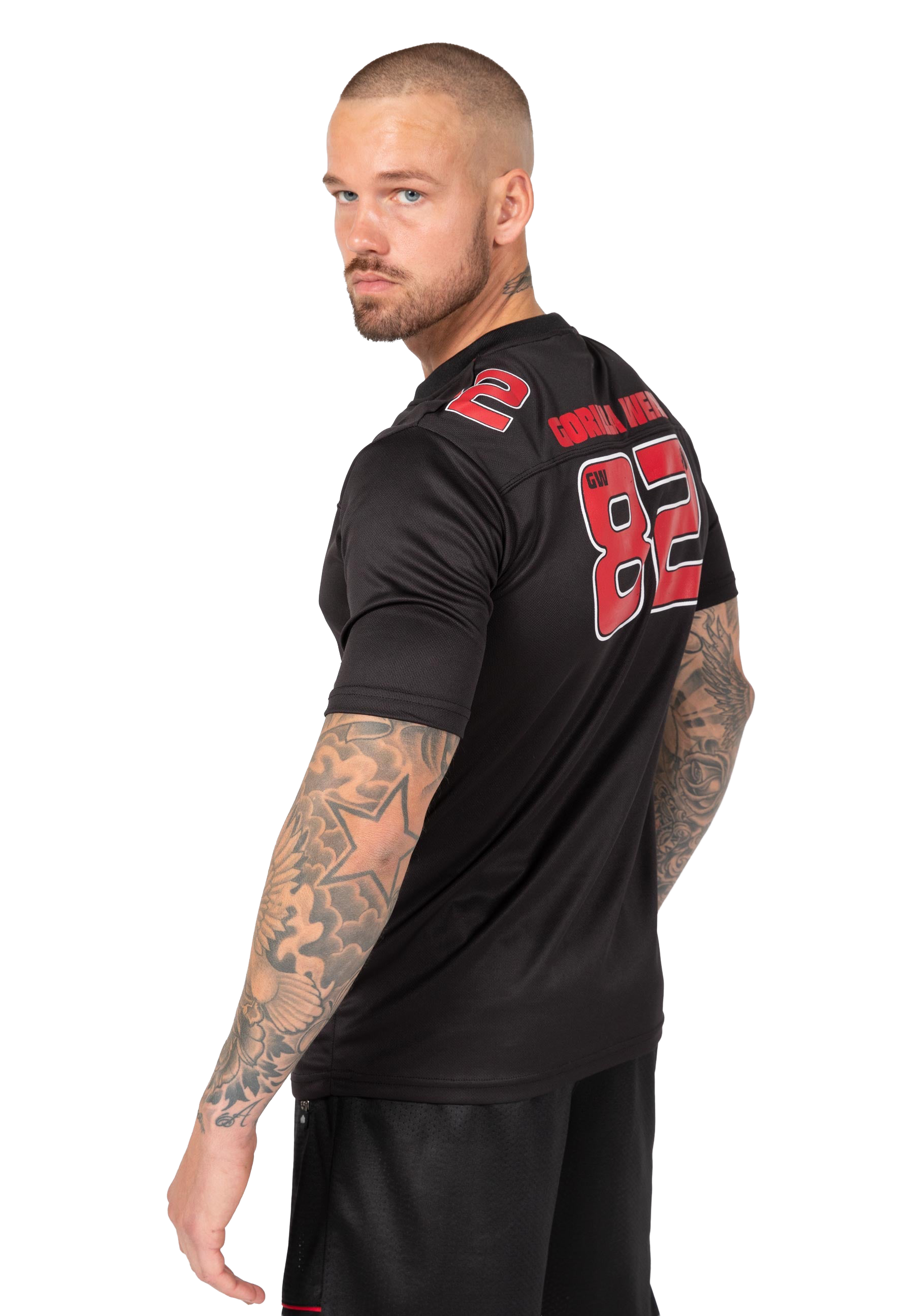 Fresno T-Shirt - Black/Red