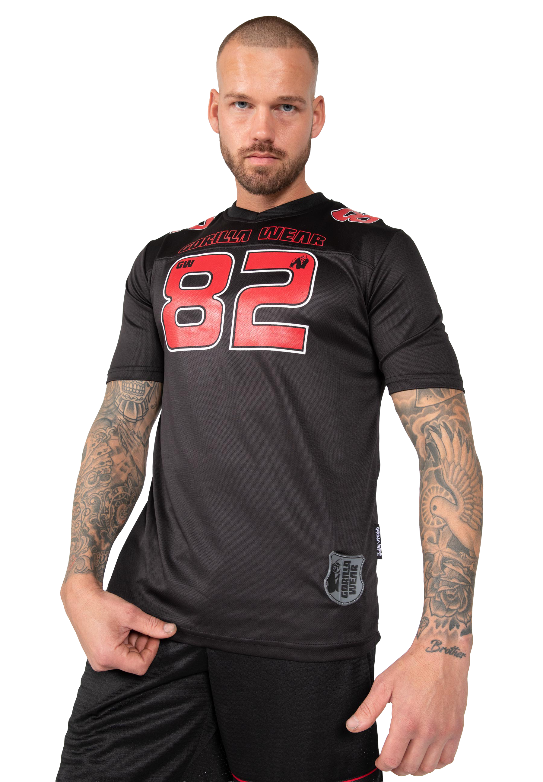 Fresno T-Shirt - Black/Red