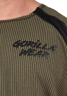Augustine Old School Workout Top - Army Green
