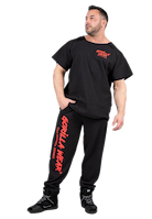 Augustine Old School Workout Top - Black/Red