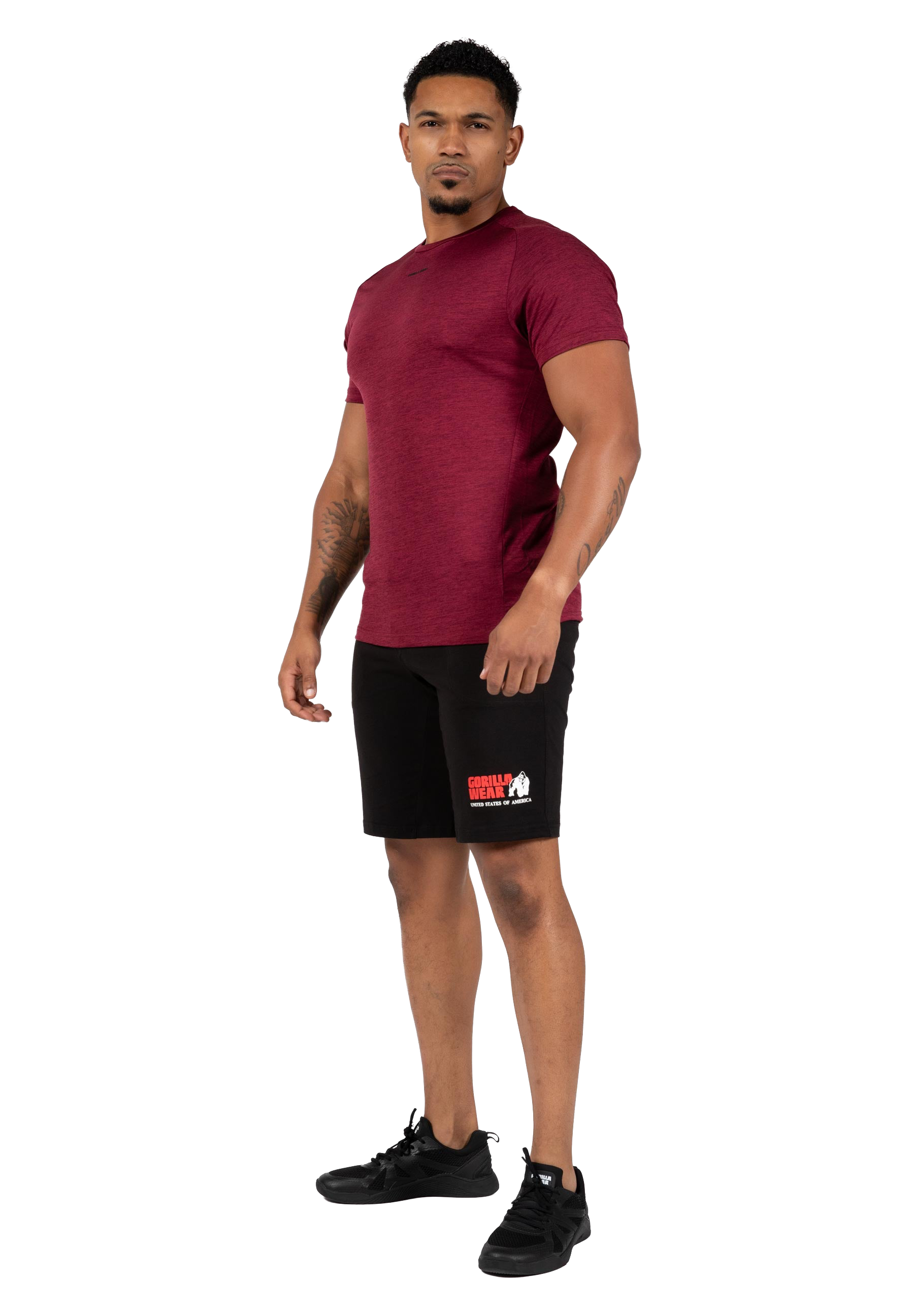 Taos T-shirt - Burgundy Red