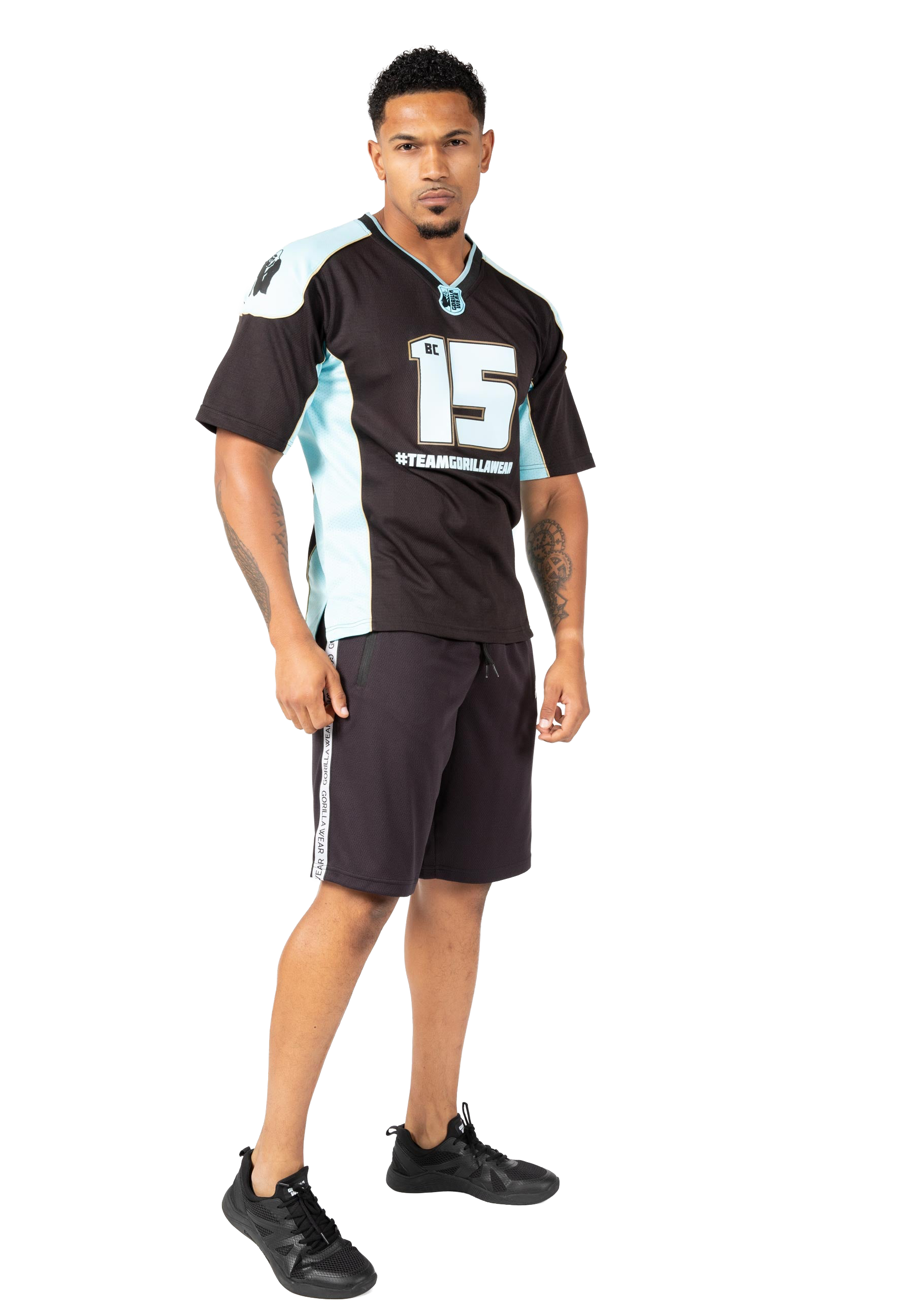 Athlete Shirt 2.0 Brandon Curry - Black / Light Blue