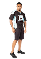 Athlete Shirt 2.0 Brandon Curry - Black / Light Blue