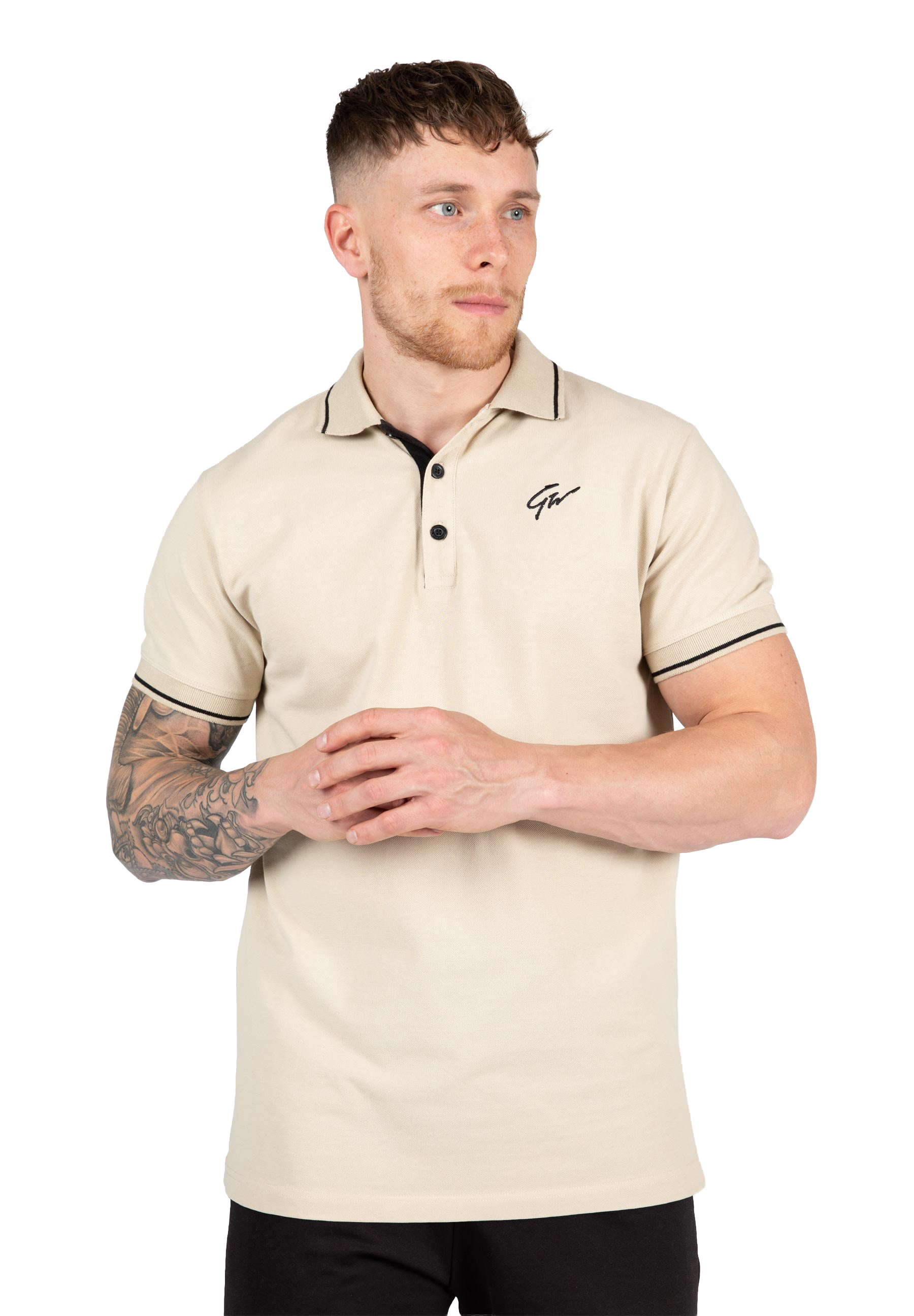 Delano Polo - Beige/Black
