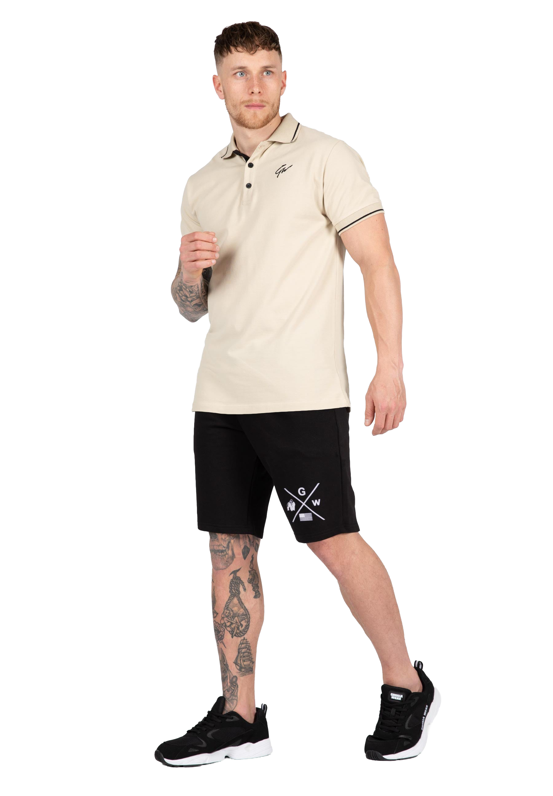 Delano Polo - Beige/Black