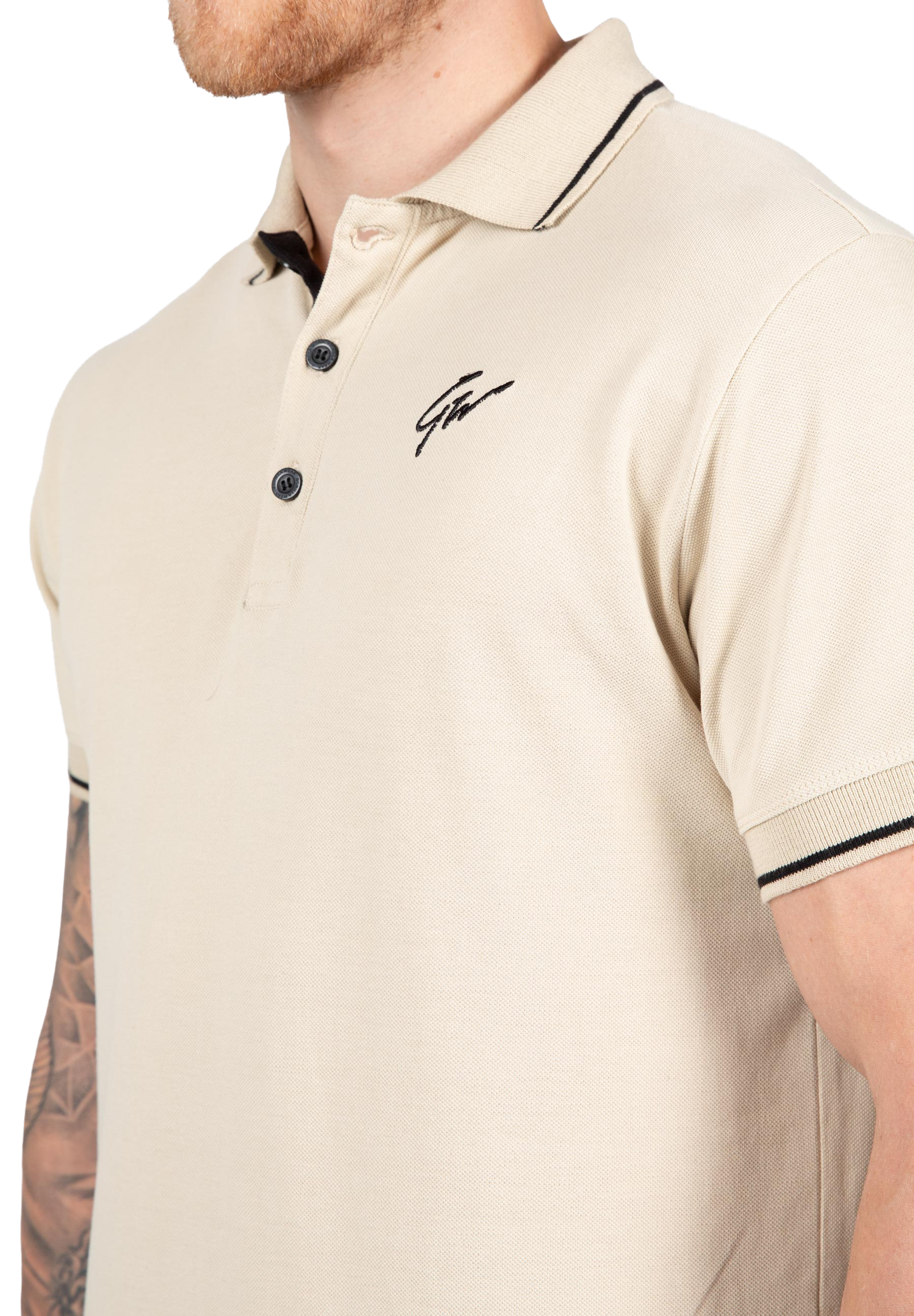Delano Polo - Beige/Black