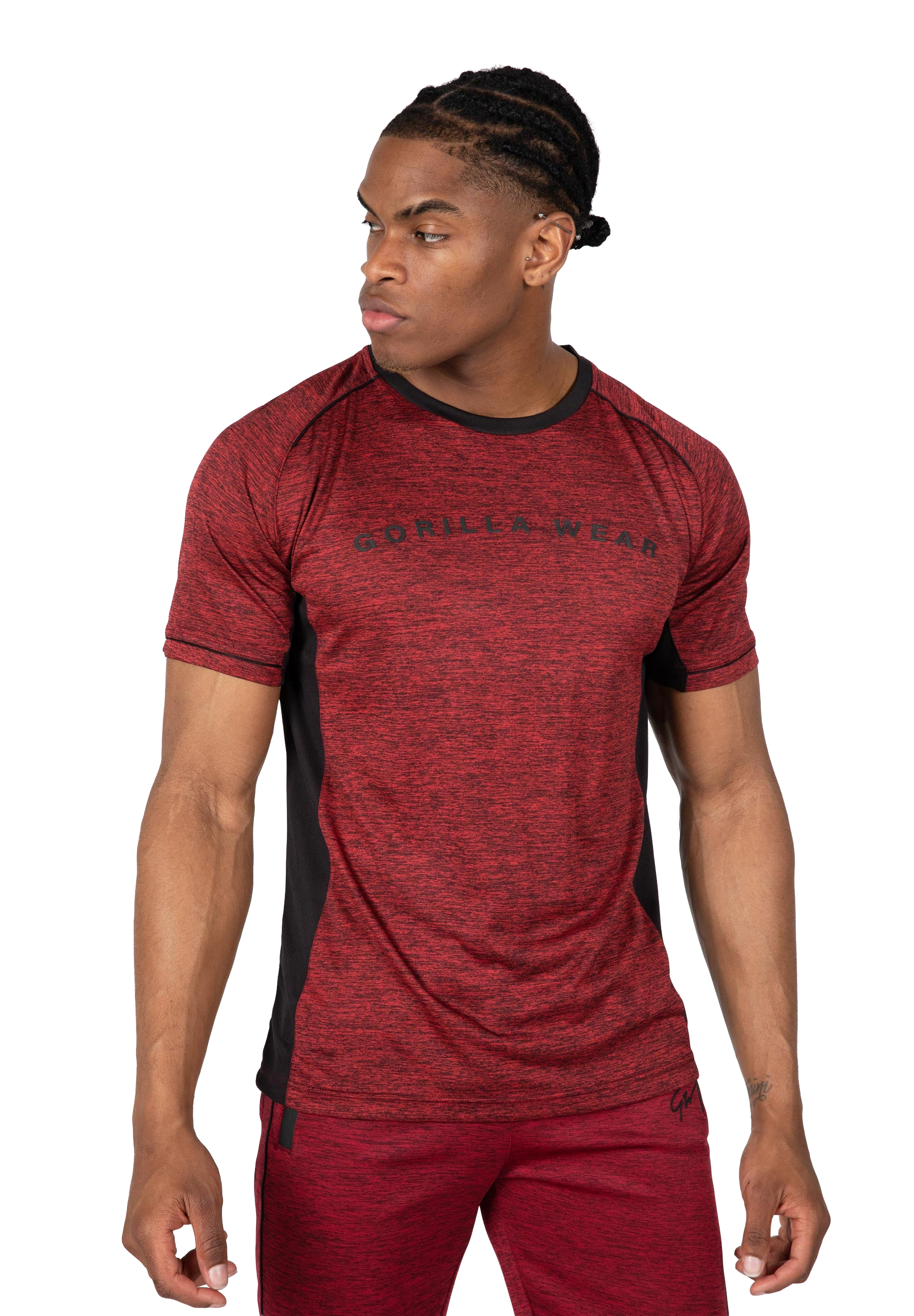 Fremont T-Shirt - Burgundy/Black